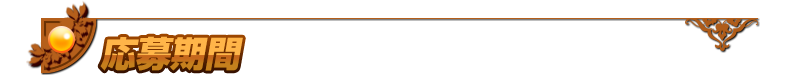 応募期間
