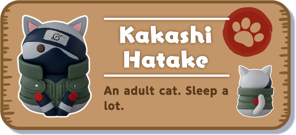 [Kakashi Hatake] An adult cat. Sleep a lot.