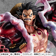 メガトレショップで Portrait.Of.Piratesワンピース “SA-MAXIMUM” モンキー・D・ルフィ ギア〝4〟「弾む男」 10th LIMITED Ver. の受注を開始しました！