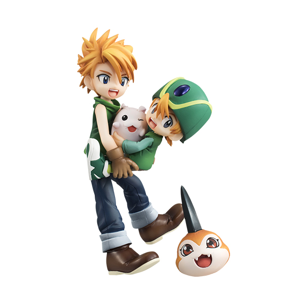 デジモンアドベンチャー　石田ヤマトと高石タケルとツノモンとトコモン