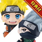 NARUTO-ナルト- 疾風伝 うずまきナルト＆はたけカカシセット 【限定特典 座布団付き】