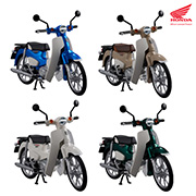KAITANICS Honda スーパーカブ110 ①グリントウェーブブルーメタリック ②バージンベージュ ③クラシカルホワイト ④タスマニアグリーンメタリック