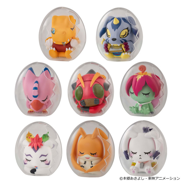 MEGA EGG FIGURE デジモンアドベンチャー おやすみデジコレ！