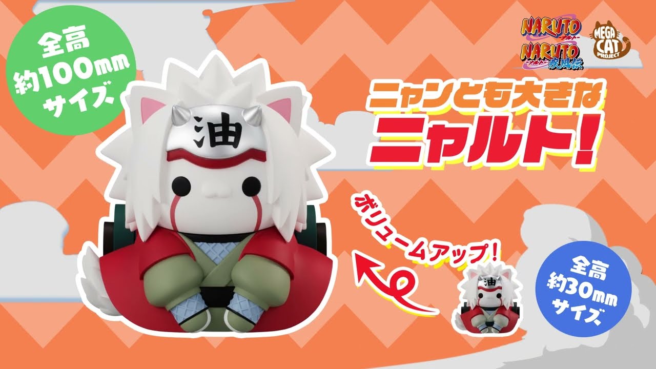 「NARUTO-ナルト-」のキャラクター達がみんなネコになっちゃった!?ニャンとも可愛いMEGA CAT PROJECTシリーズ展開中!