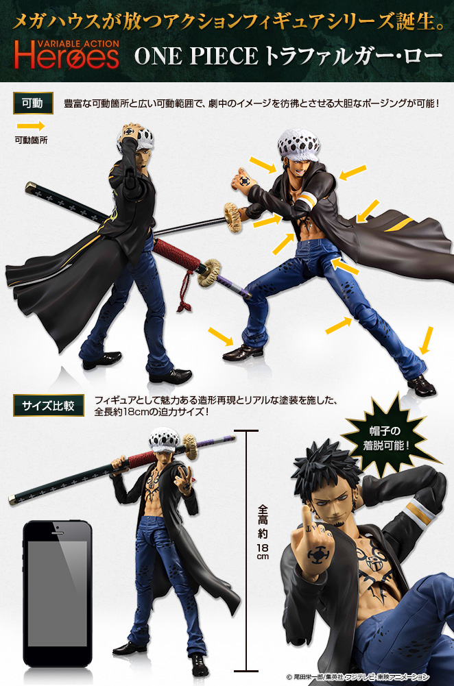 One Piece トラファルガー ロー 商品情報 メガホビ Mega Hobby Station メガハウスのホビー商品情報サイト